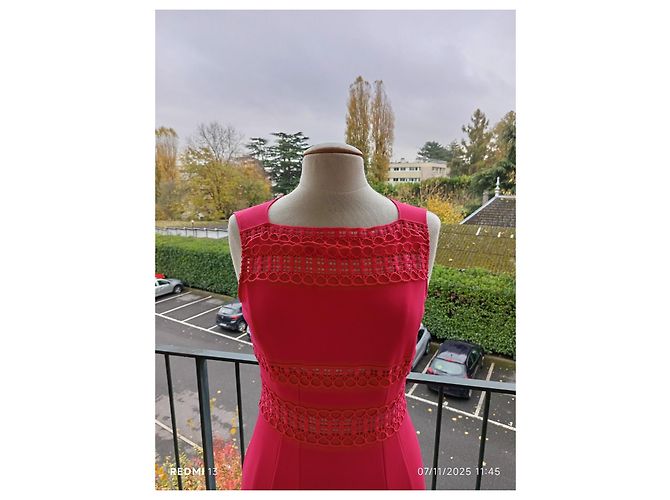 Vestido Blumarine Rosa Rojo Viscosa - vista 2