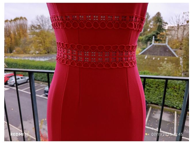 Vestido Blumarine Rosa Rojo Viscosa - vista 4