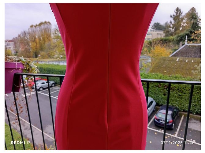Vestido Blumarine Rosa Rojo Viscosa - vista 6