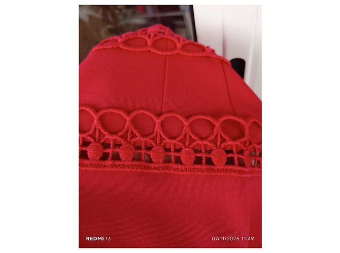 Vestido Blumarine Rosa Rojo Viscosa - vista 8