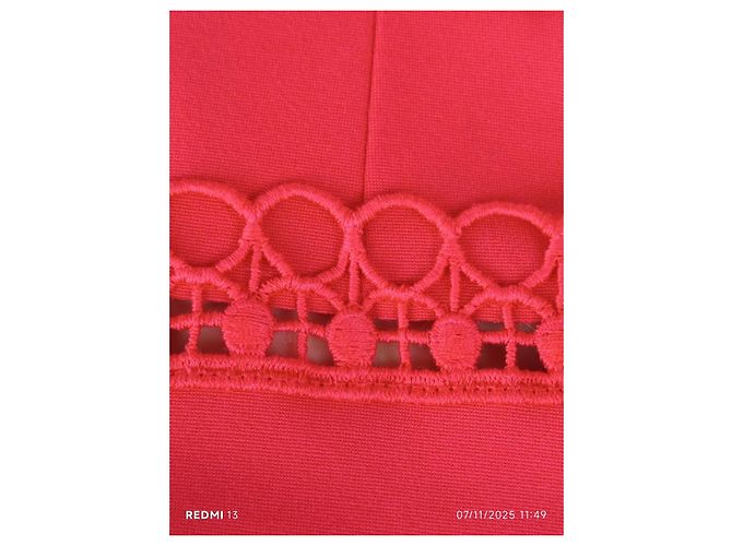 Vestido Blumarine Rosa Rojo Viscosa - vista 9