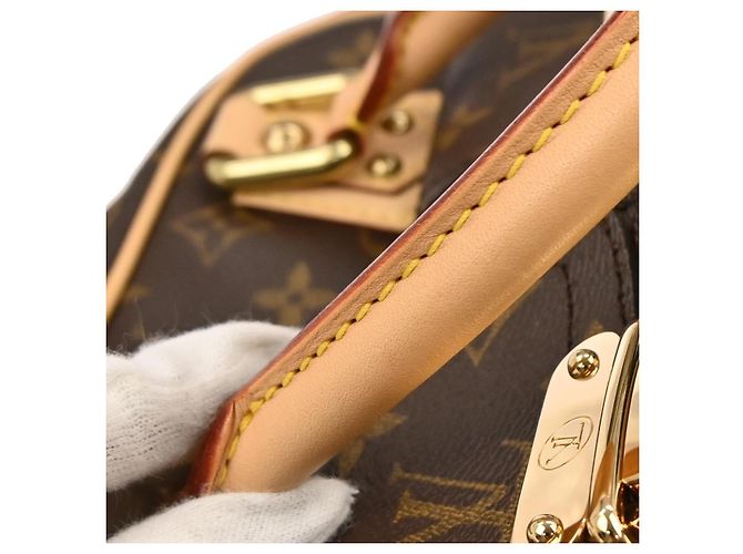 Louis Vuitton Manhattan Monogram Canvas PM Marrone - vista 6