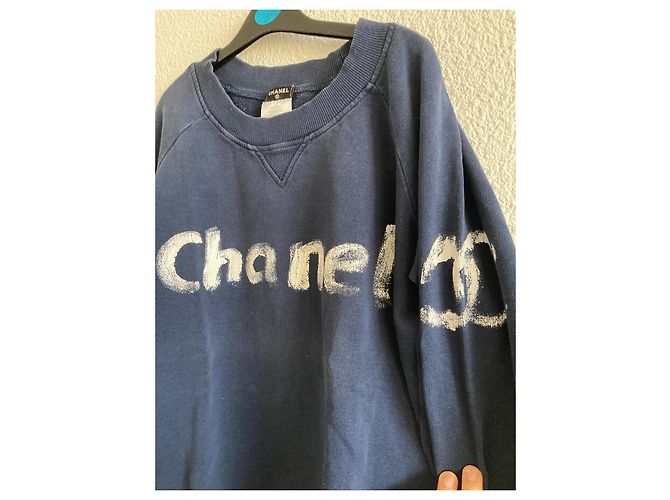 Chanel Pulls, Gilets Bleu Marine - vue 3
