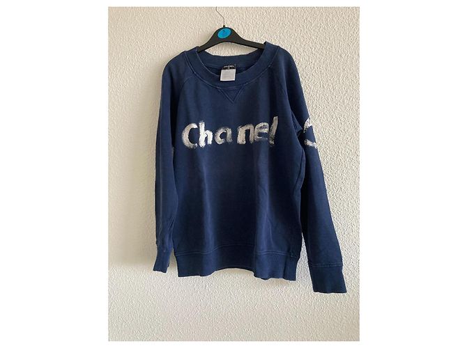 Chanel Pulls, Gilets Bleu Marine - vue 8