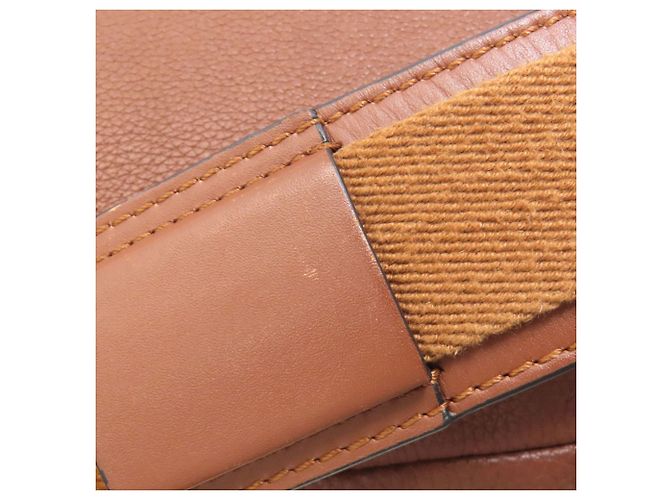 Borsa a Spalla Anagram Loewe Marrone - vista 19