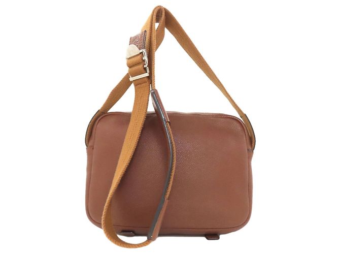 Borsa a Spalla Anagram Loewe Marrone - vista 2