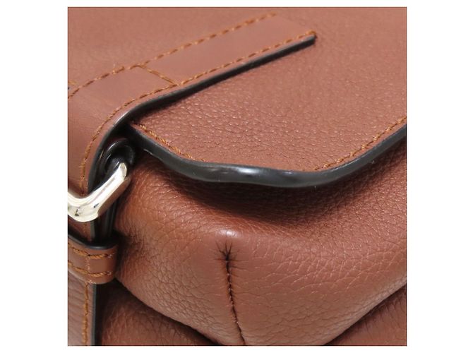 Borsa a Spalla Anagram Loewe Marrone - vista 23