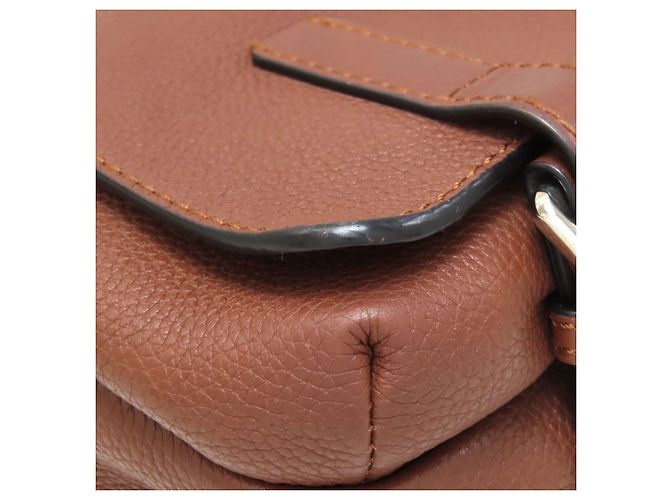 Borsa a Spalla Anagram Loewe Marrone - vista 24