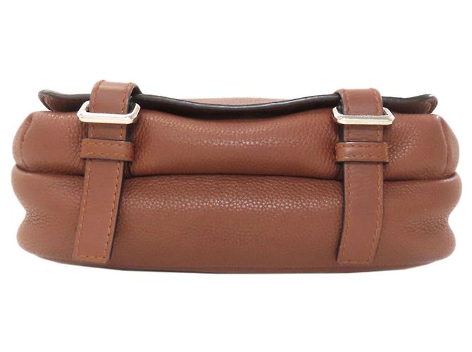 Borsa a Spalla Anagram Loewe Marrone - vista 4