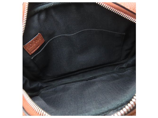 Borsa a Spalla Anagram Loewe Marrone - vista 5