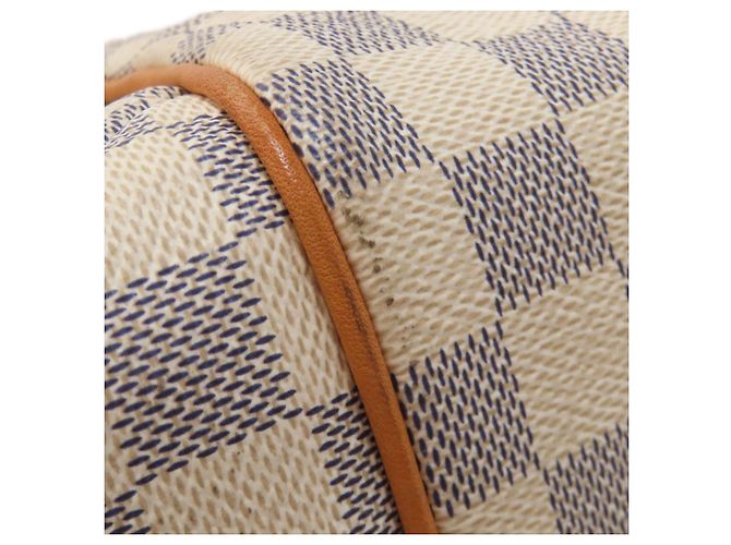 Louis Vuitton Damier Canvas Tote Bag Blau Damier ebene - Ansicht 17
