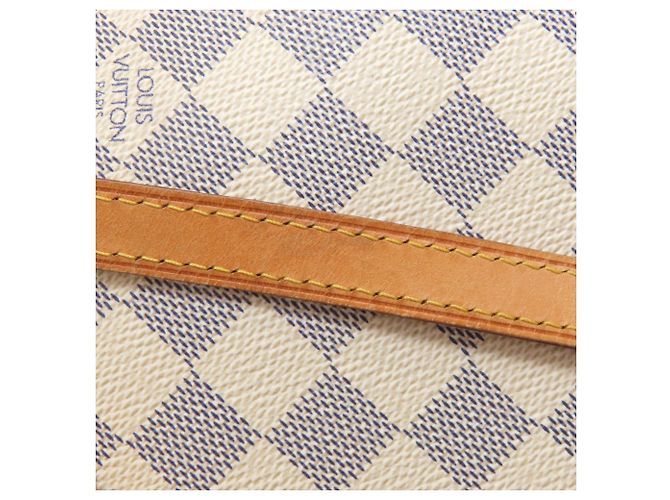 Louis Vuitton Damier Canvas Tote Bag Blau Damier ebene - Ansicht 18