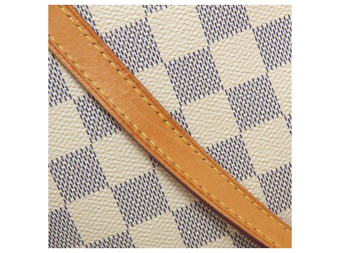 Louis Vuitton Damier Canvas Tote Bag Blau Damier ebene - Ansicht 19