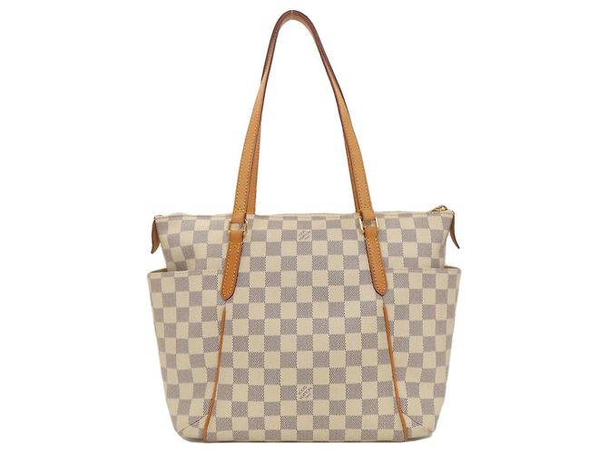 Louis Vuitton Damier Canvas Tote Bag Blau Damier ebene - Ansicht 2