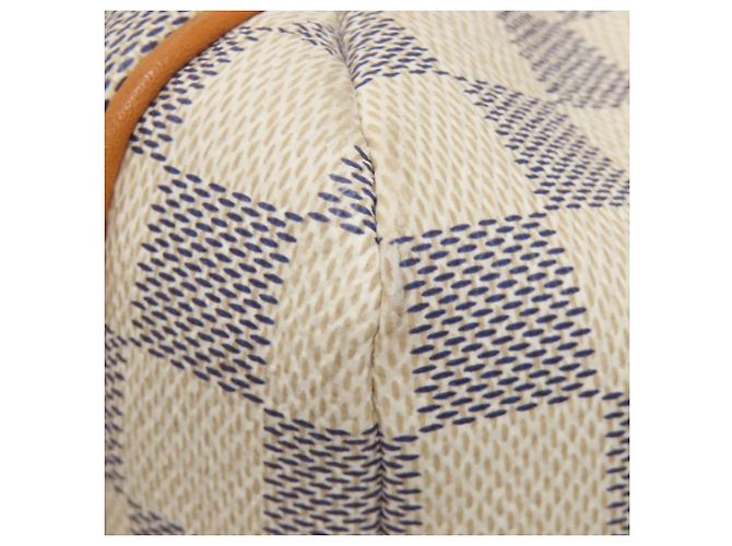 Louis Vuitton Damier Canvas Tote Bag Blau Damier ebene - Ansicht 22