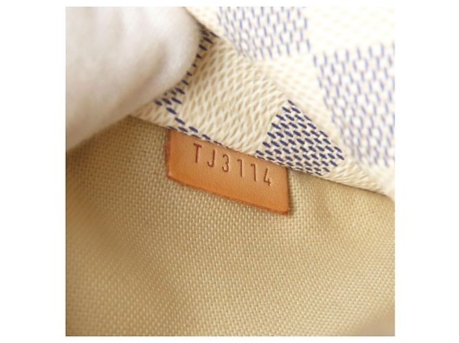 Louis Vuitton Damier Canvas Tote Bag Blau Damier ebene - Ansicht 7
