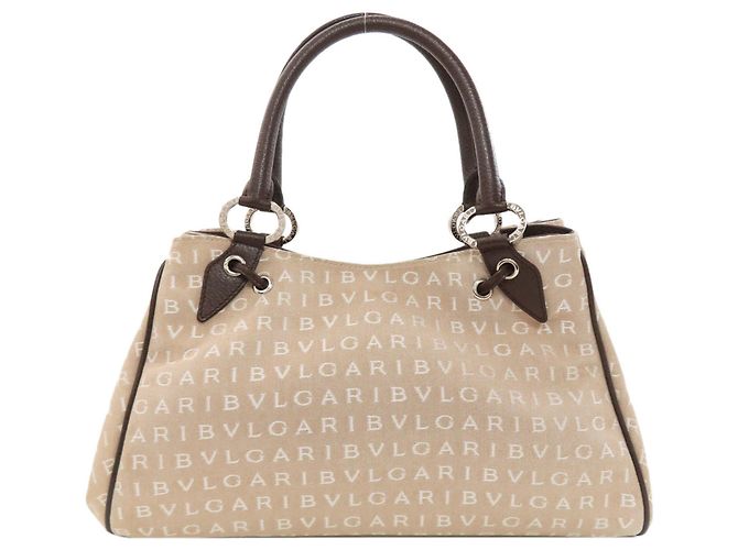 Bulgari Borsa Logomania BVLGARI Beige - vista 2