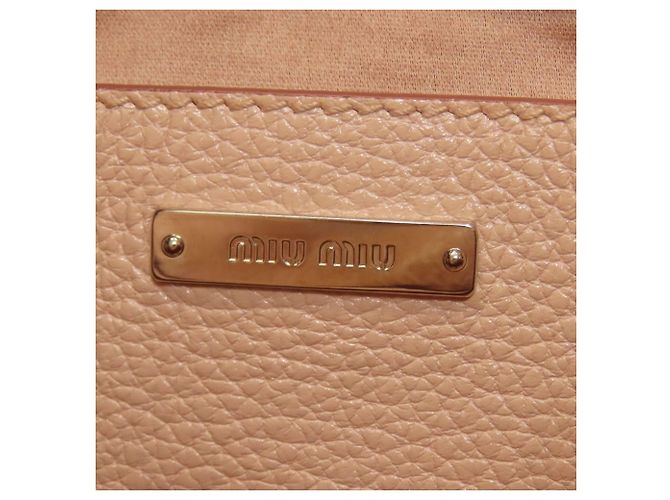 Borsa in pelle Miu Miu Rosa - vista 6