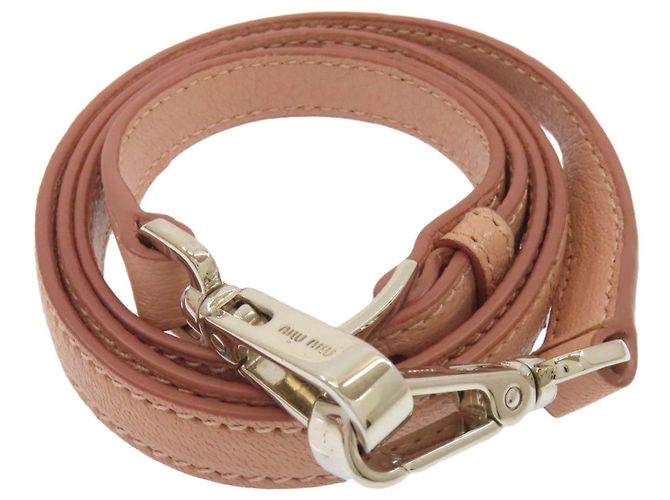 Borsa in pelle Miu Miu Rosa - vista 8