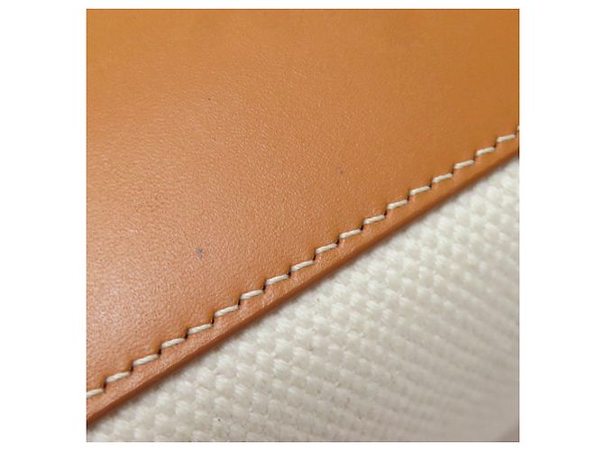Céline Borsa a mano verticale Cabas 2 in 1 Celine Marrone Bianco - vista 13