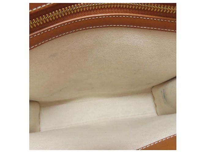Céline Borsa a mano verticale Cabas 2 in 1 Celine Marrone Bianco - vista 9