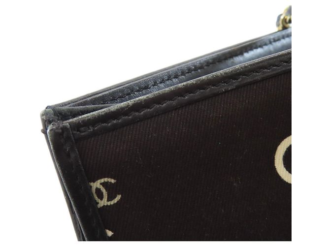 Chanel COCO Druck Canvas Tote Bag mit goldener Hardware Schwarz - Ansicht 14