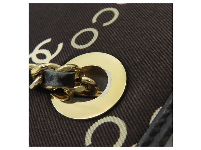 Chanel COCO Druck Canvas Tote Bag mit goldener Hardware Schwarz - Ansicht 18