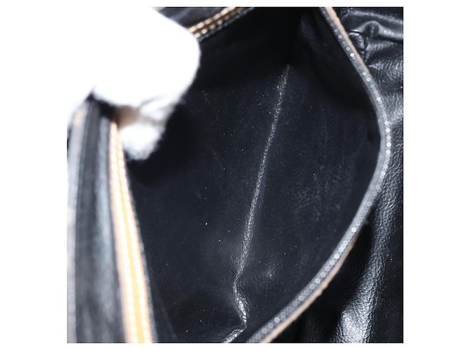 Borsa a mano in tela Zucca FENDI PVC marrone nero Auth 158200 - vista 23