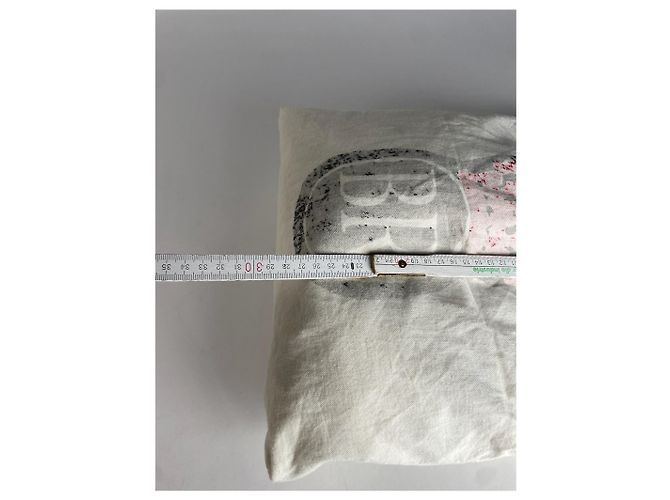 Comme Des Garcons Vintage Comme Des Garçons Canvas Tote Bah White Black Tragetasche Weiß - Ansicht 12