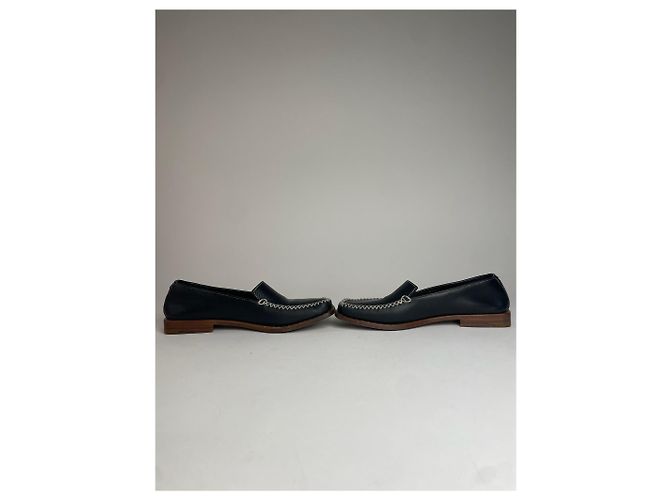 Mocassini in pelle vintage Louis Vuitton neri EU35,5 Nero - vista 10