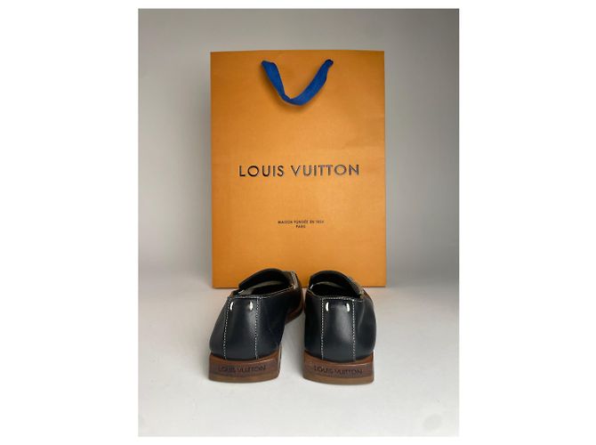 Mocassini in pelle vintage Louis Vuitton neri EU35,5 Nero - vista 5