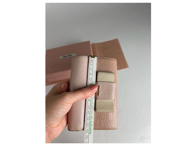Vintage Miu Miu Pink Leather Wallet - view 10