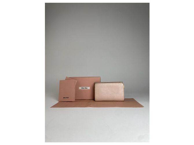 Vintage Miu Miu Pink Leather Wallet - view 2