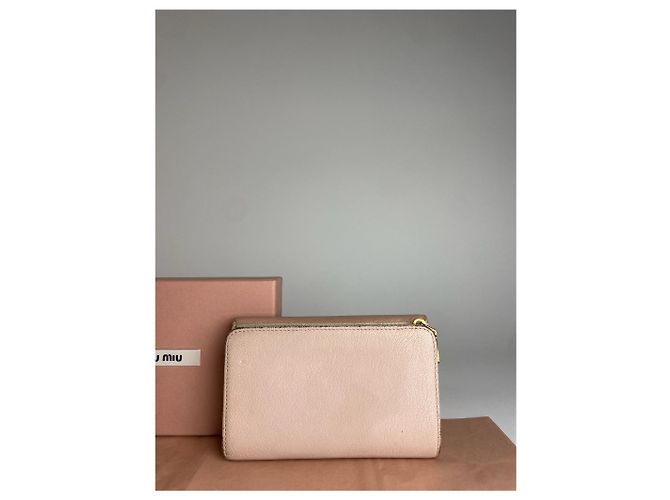 Vintage Miu Miu Pink Leather Wallet - view 7