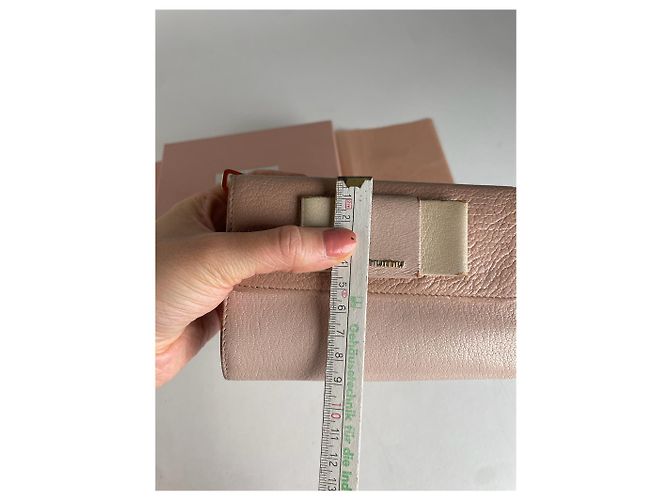 Vintage Miu Miu Pink Leather Wallet - view 9