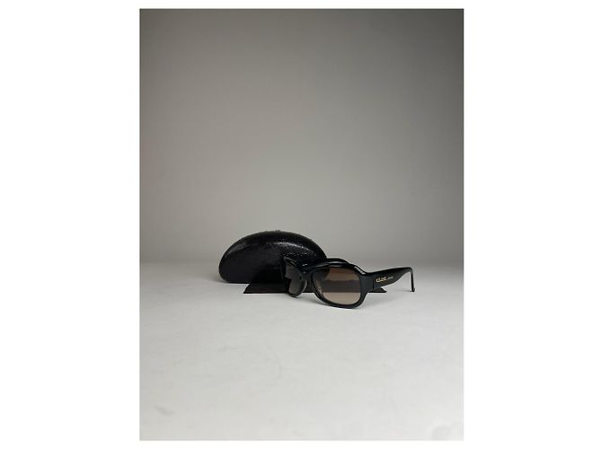 Céline Vintage Celine Paris Übergroße Sonnenbrille Schwarz - Ansicht 7