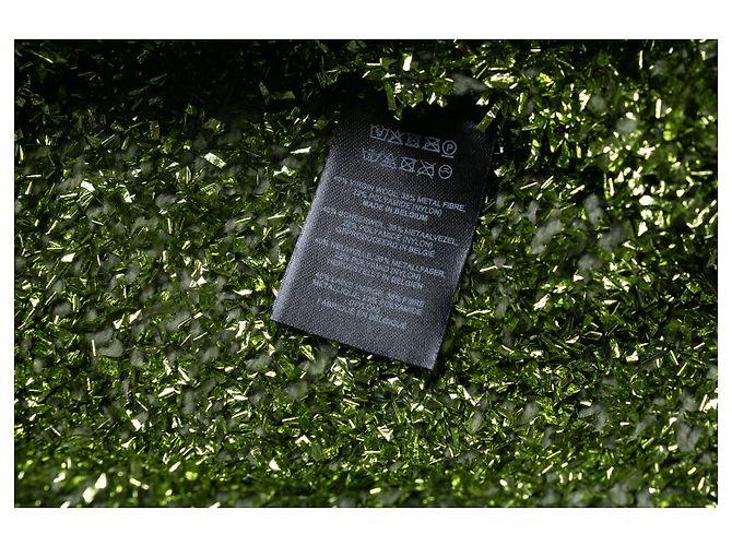Dries van Noten, Suéter verde oversized de lamé - vista 5
