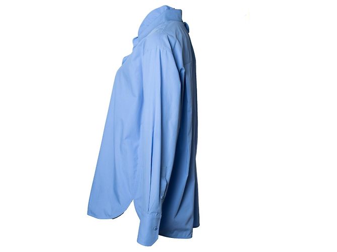 Camisa de algodón azul Valentino Garavani - vista 5