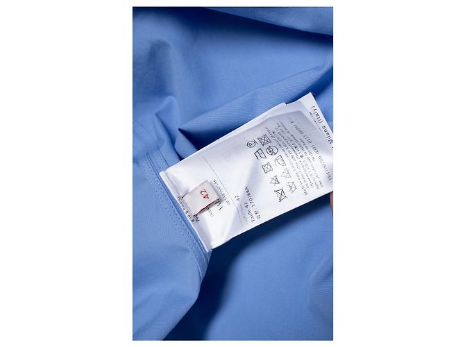 Camisa de algodón azul Valentino Garavani - vista 9