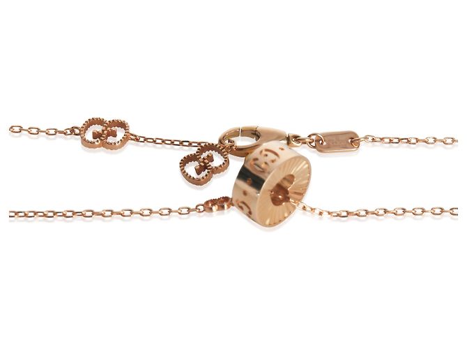 Collar Gucci en oro rosa Icon GG Star - vista 2