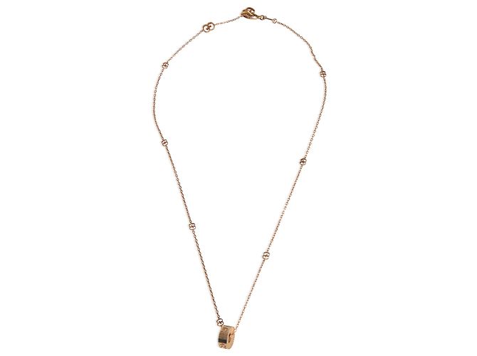 Collar Gucci en oro rosa Icon GG Star - vista 3