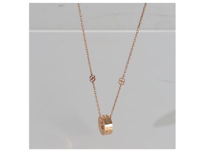 Collar Gucci en oro rosa Icon GG Star - vista 5