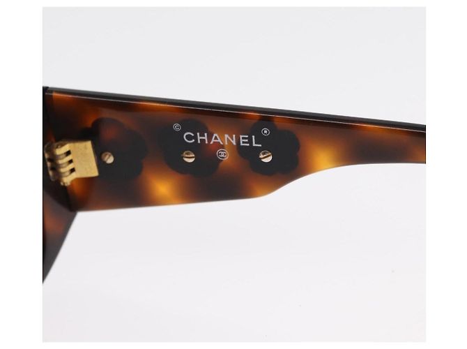Gafas de sol Camélia de Chanel de plástico Castaño - vista 5