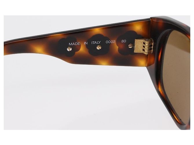 Gafas de sol Camélia de Chanel de plástico Castaño - vista 6