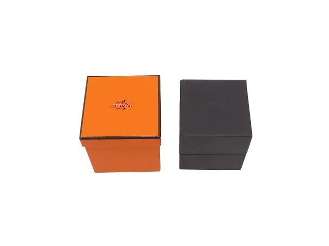 Pulseira charm em ouro rosa 18K e prata Hermès - vista 9