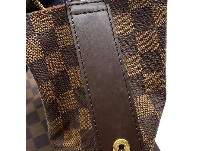 Borsa Tote Chelsea Damier Ebene Louis Vuitton Rosso - vista 12