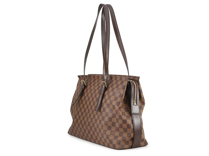 Borsa Tote Chelsea Damier Ebene Louis Vuitton Rosso - vista 2