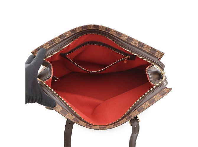 Borsa Tote Chelsea Damier Ebene Louis Vuitton Rosso - vista 5