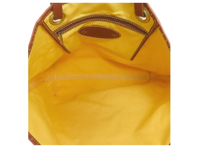 Céline Borsa tote Celine Macadam in tela gialla Giallo - vista 5