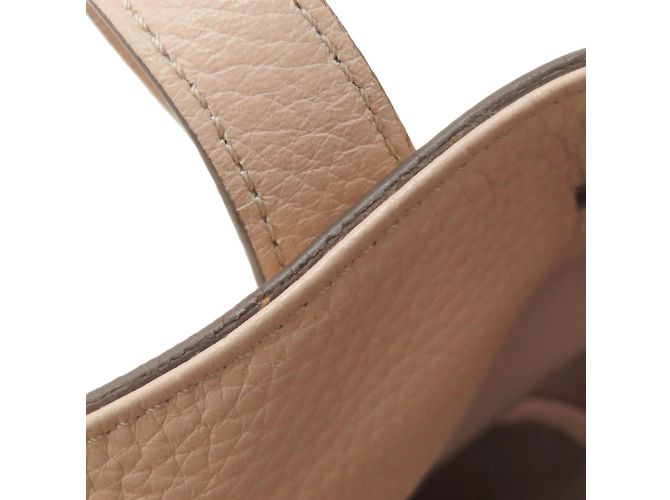 Tod's rosa Leder Beuteltasche mit Kordelzug Pink - Ansicht 14